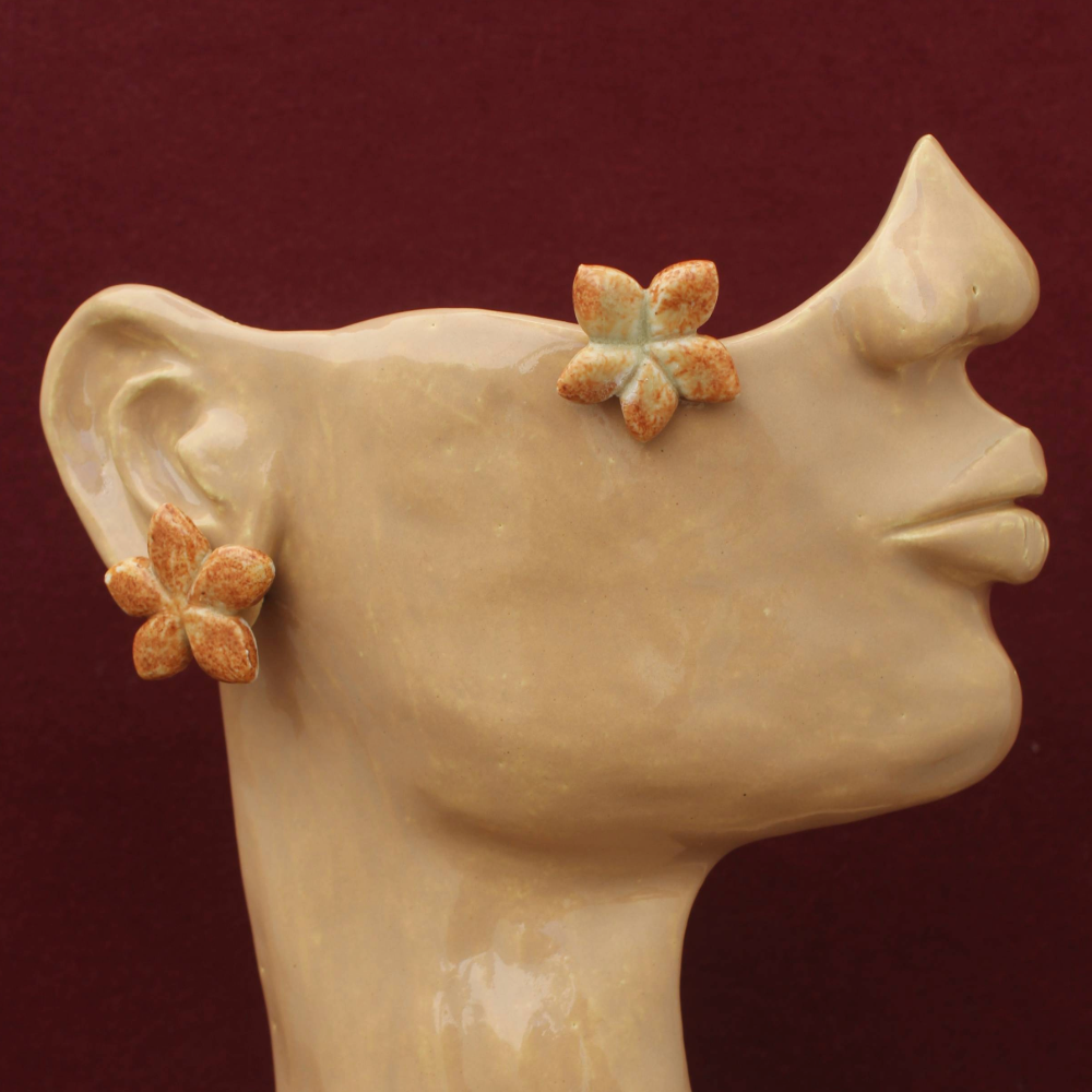 Brincos Flor de Jasmim