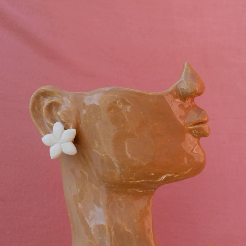 Brincos Flor de Jasmim