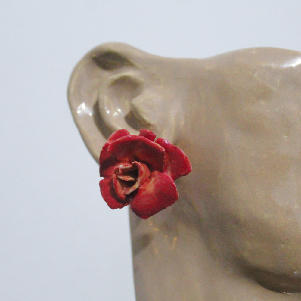 Brincos Flor de Rosa